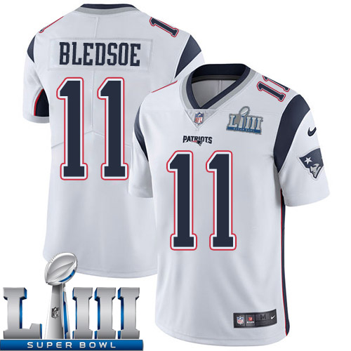 Women New England Patriots #11 Edelman white Nike Vapor Untouchable Limited 2019 Super Bowl LIII NFL Jerseys->women nfl jersey->Women Jersey